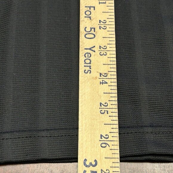 PGA Tour Golf Shirts Men LARGE Lot of 2 Black Tan Short Sleeve Polo Collared - Picture 16 of 16